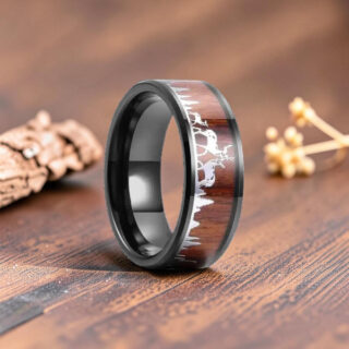 Bague bois cerf