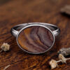 Bague bois femme