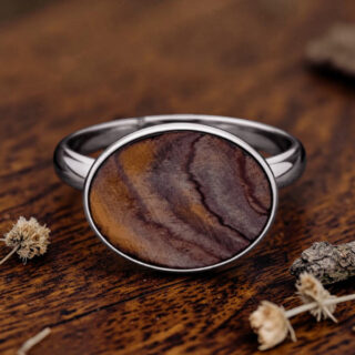 Bague bois femme