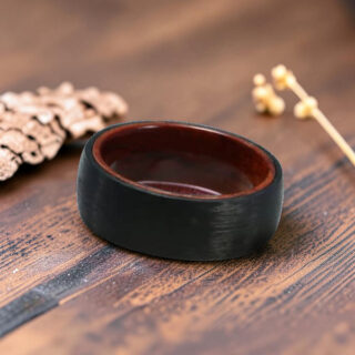 Bague bois précieux