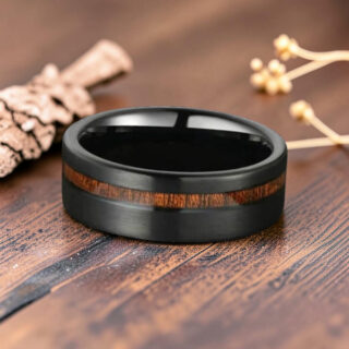 Bague homme bois