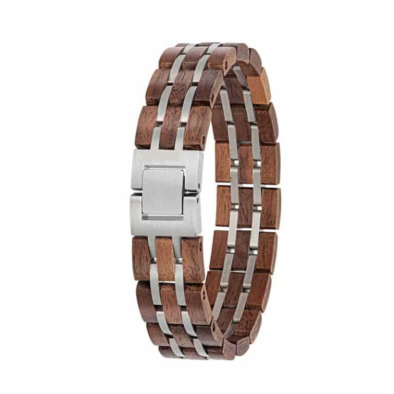 Bracelet Vintage En Bois - Modèle N561, Bijou Ethnique Ou Bohème Occasion