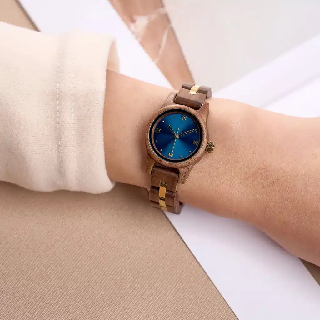 Montre femme bois