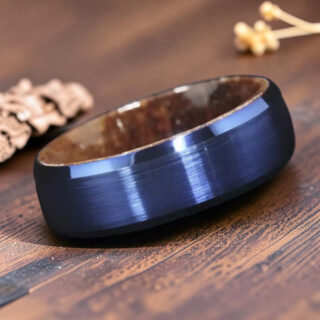 Bague homme bleu