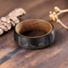 Bague en bois - Bois de Chêne et Tungstène