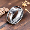 Bague en bois - Bois de Chêne et Tungstène
