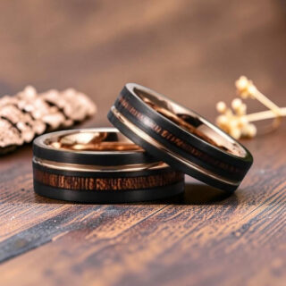 Bague en bois d'olivier
