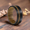 Bague en bois d'olivier