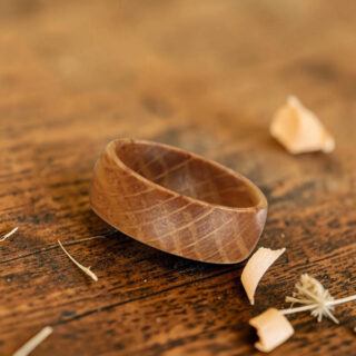 Bague en bois de Chêne