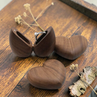 Ecrin bague coeur
