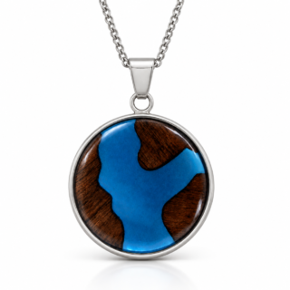 Collier en bois femme