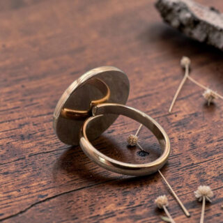 Bague en bois femme personnalisée