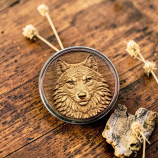 Bague en bois femme personnalisée