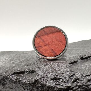Bague En Bois Rouge