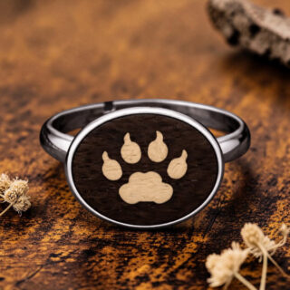 Bague patte de chien