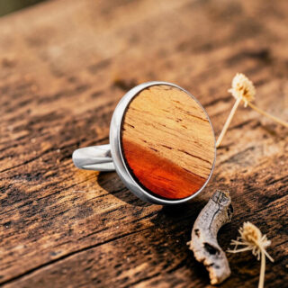 Bague en bois redimensionnable Cocobolo
