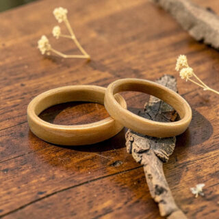Bague en bois d’olivier européen