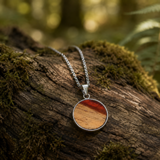 Collier en bois cocobolo