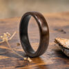 Bague en bois d'ébéne amara