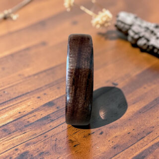Bague en bois d'ébéne amara