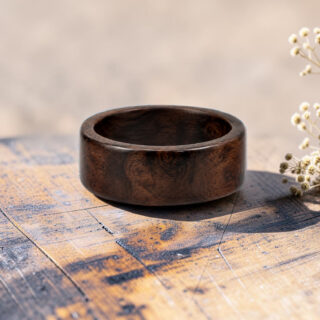 Bague en bois Loupe de Noyer