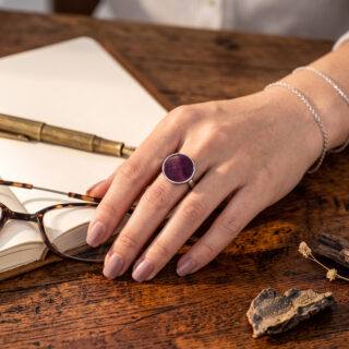 Bague violette Amarante