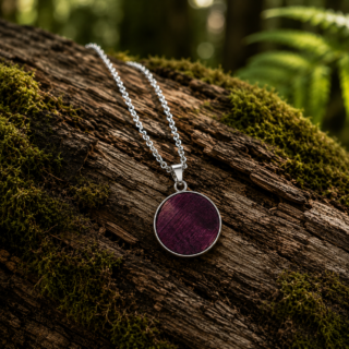 Collier en bois Amarante