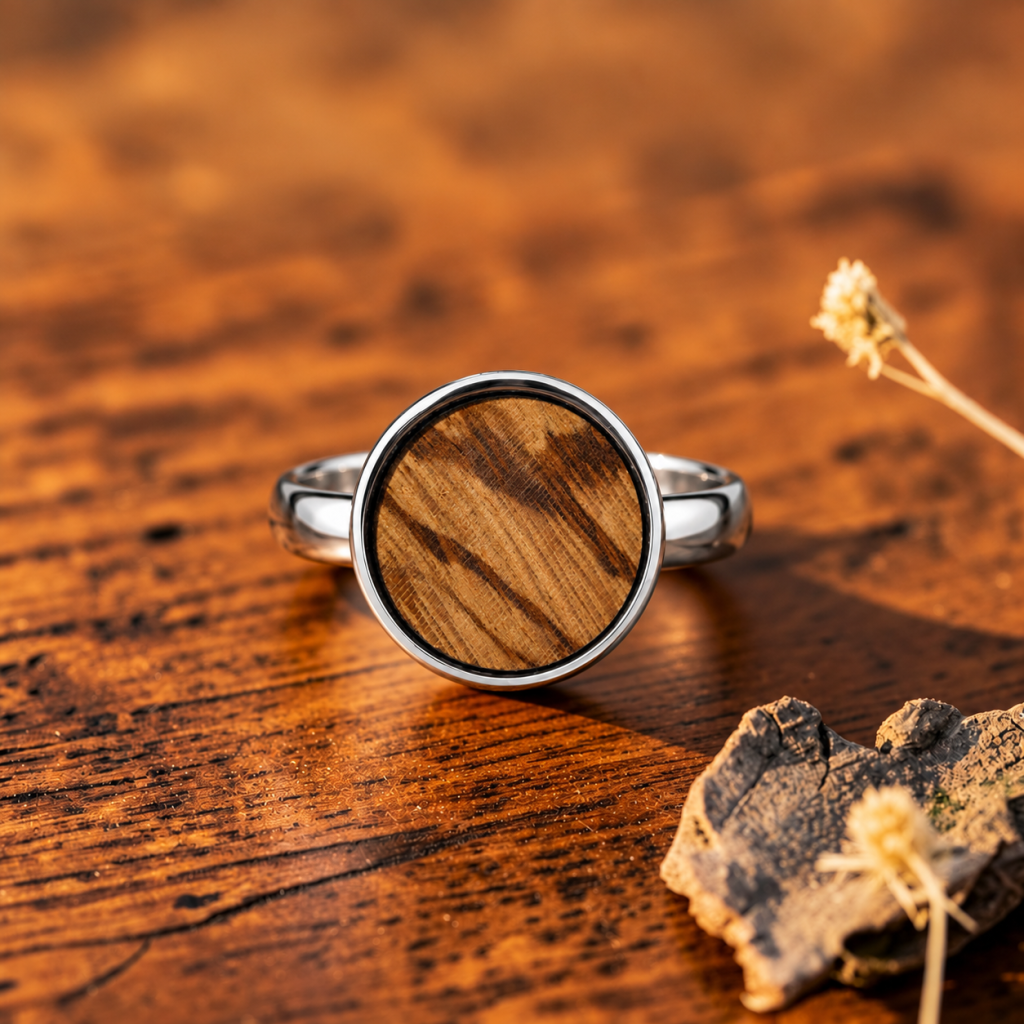 Bague en bois de serpent - Selya