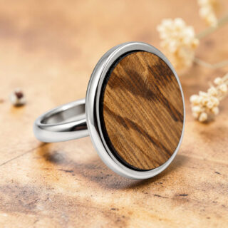 Bague En Bois De Serpent